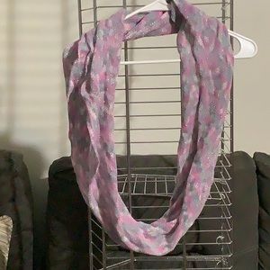 Different colored scarf